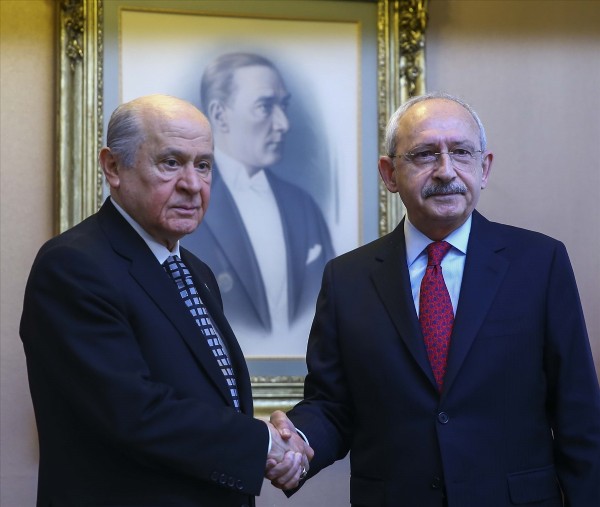 Kılıçdaroğlu - Bahçeli görüşmesi sona erdi