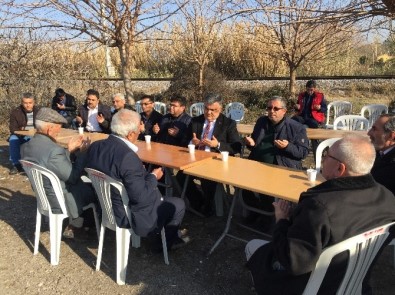 Başkan Özgüven'den Şehit Polisin Babaocağına Taziye Ziyareti