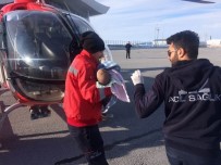 KARACİĞER YETMEZLİĞİ - Karaciğer Nakli Yapılacak Bebek Ambulans Helikopterlerle Nakledildi