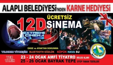 Öğrencilere Karne Hediyesi Olarak Sinema Gösterimi