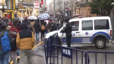 Taksim'de Yoğun Güvenlik Önlemleri