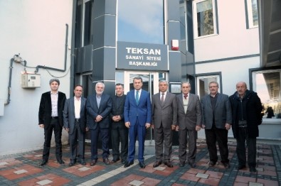 Vali Çelik, Teksan Sanayi Sitesi'ni Ziyaret Etti