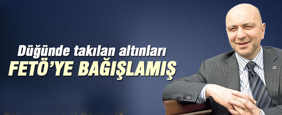 Akın İpek düğününde takılan altınları Gülen'e götürdü