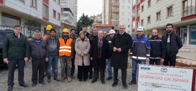 Çukurçayır'a Doğal Gaz Ulaştırmak İçin Çelik Boru Döşeme Çalışmalarına Başlandı