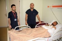 İŞ KAZASI - Erbil'de Çukura Düşerek Yaralanan Genç Cizre'de Tedavi Edildi