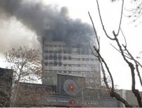 YANGıN YERI - İran'da yangın faciası