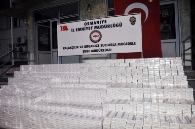 Osmaniye'de 103 Bin 950 Paket Kaçak Sigara Ele Geçirildi