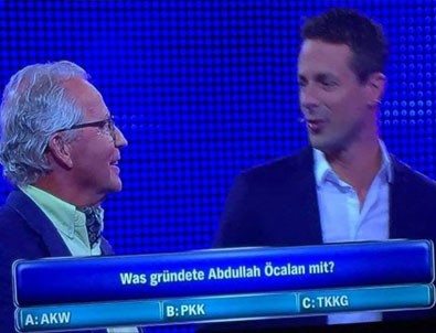 Alman devlet televizyonunda Öcalan sorusu