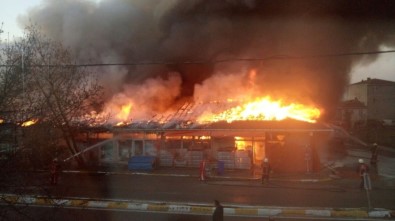 İstanbul'da korkutan yangın