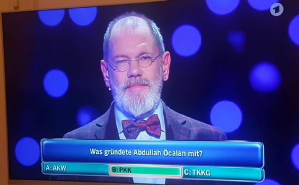 Alman devlet televizyonunda Öcalan sorusu