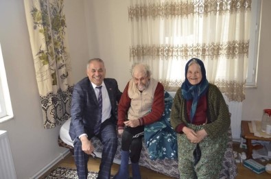 Başkan Yaman'dan Hasta Ve Yaşlılara Ziyaret