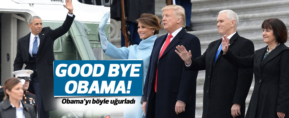 Trump Obama'yı böyle uğurladı