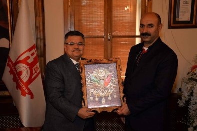 SGK İl Müdür Yardımcısı Gülmez'den Başkan Yağcı'ya Veda Ziyareti