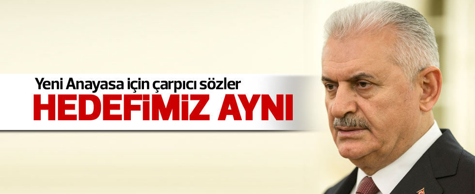 Yıldırım'dan 'anayasa' açıklaması: MHP ile hedefimiz aynı