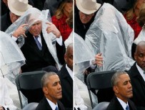 GEORGE BUSH - Bush'un yağmurlukla imtihanı!