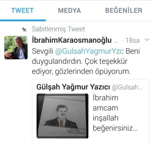Engelli Gülşah, Başkan Karaosmanoğlu'nu Resmetti