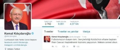 CHP Lideri Kılıçdaroğlu'ndan Cavcav Mesajı