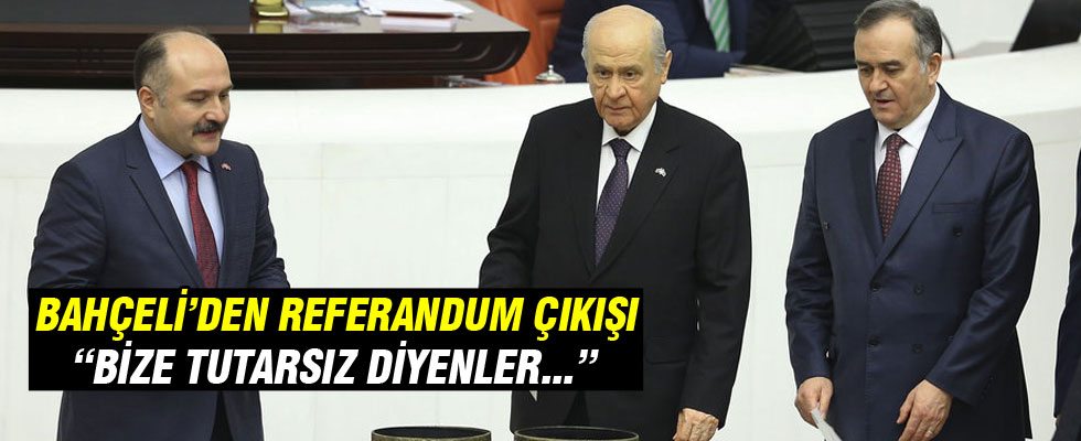 Devlet Bahçeli: Bize tutarsız diyenler yanıldıklarını görecek