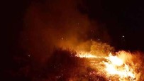 ALTINŞEHİR - Ormanlık Alanda Çıkan Ot Yangını Büyümeden Söndürüldü
