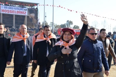 Başkan Çerçioğlu Atça Deve Güreşlerine Katıldı