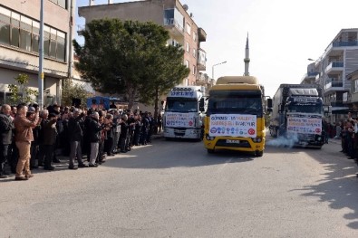 Gördes'in Yardımları Halep'e Uğurlandı