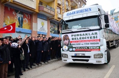 Pursaklar'dan Halep'e Giden Tır Sayısı 34'E Yükseldi