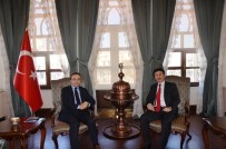REKTÖR ATAMASI - Vali Çataklı, Yeni Atanan Rektör Karacoşkun'u Kabul Etti