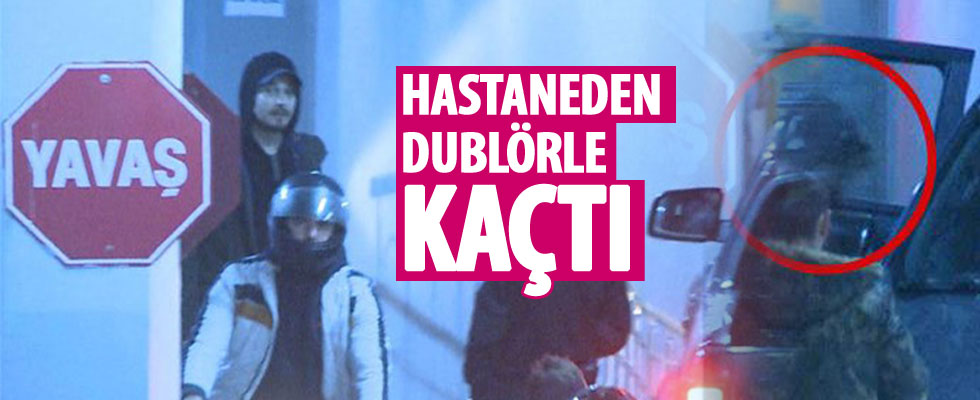 Çağatay Ulusoy hastaneden dublörle kaçtı