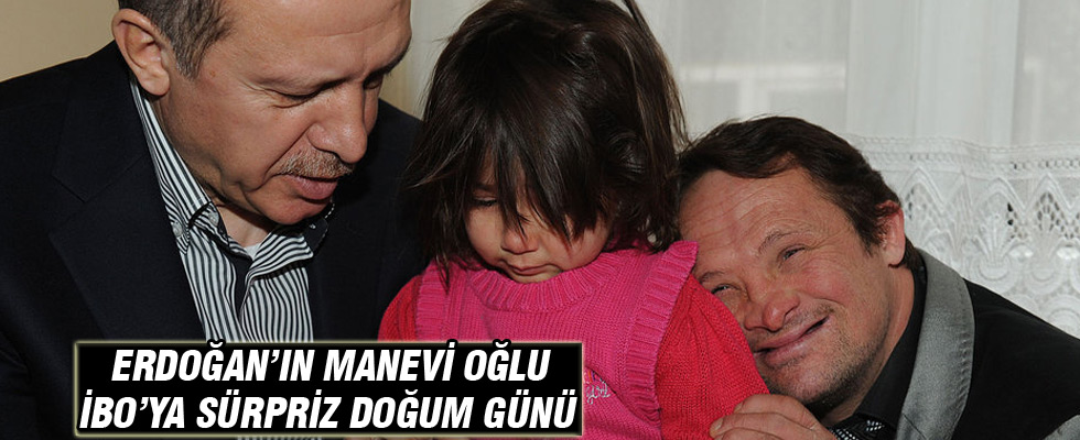 Cumhurbaşkanı Erdoğan'ın manevi oğlu İbo'ya doğum günü sürprizi