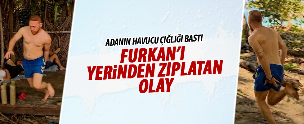 Furkan Kızılay'ın çığlıkları Survivor Adası'nı inletti