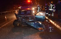 İki Otomobil Çarpıştı Açıklaması 2 Yaralı