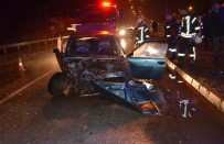 İki Otomobil Çarpıştı Açıklaması 2 Yaralı