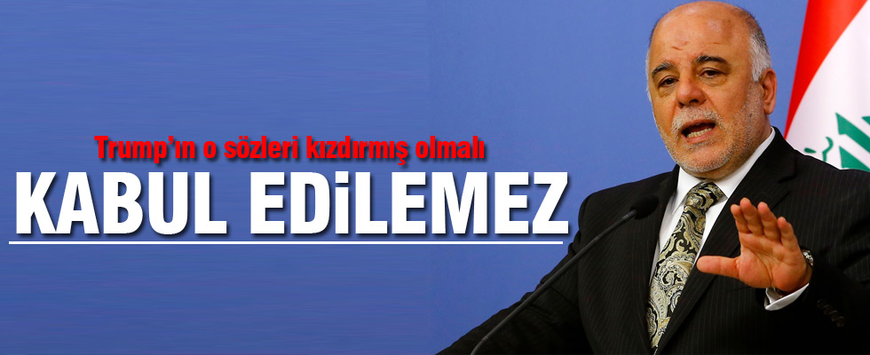 Irak Başkanı İbadi'den Trump'a tepki