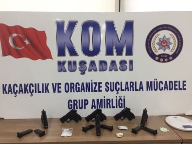 Kuşadası'nda Silah Kaçakçılığı Operasyonu