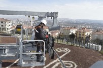 TELEFERİK HATTI - Ankara'da Teleferik Hattında Bakım Çalışması