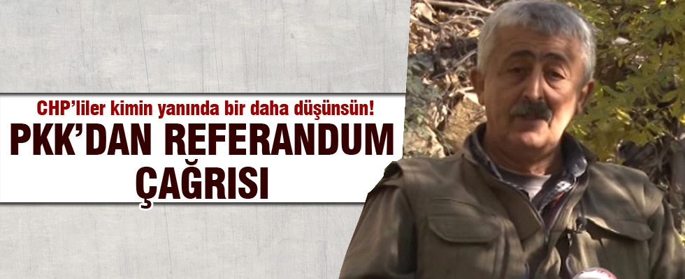 Terör örgütü PKK’dan referanduma “hayır” çağrısı