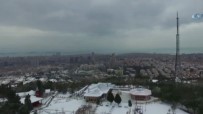 İSTANBUL BOĞAZI - İstanbul'da Beyaz Örtü Havadan Görüntülendi