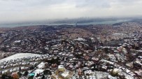 İSTANBUL BOĞAZI - İstanbul'da Doyumsuz Kar Manzarası Havadan Görüntülendi