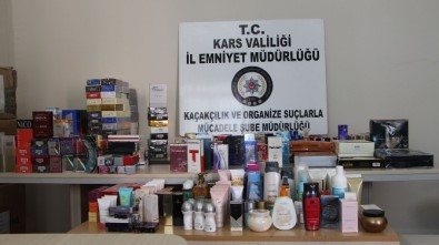 Kars'ta Benzin İstasyonunda Kaçak Akaryakıt, İçki Ve Sigara Ele Geçirildi