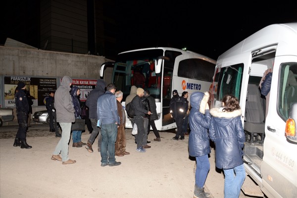 Freni boşalan otobüs kilometreler sonra durdu