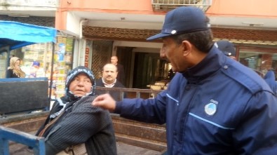 Gaziantep'te Dilenen Engelli Kadın Zabıtaları Şaşırttı