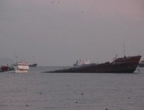 KURU YÜK GEMİSİ - Marmara'da gemi batıyor