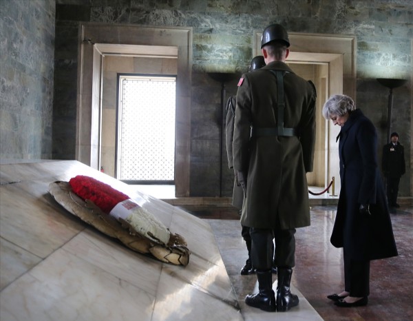 İngiltere Başbakanı Theresa May, Ankara'da