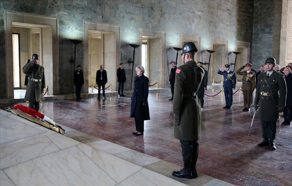 İngiltere Başbakanı Theresa May, Ankara'da