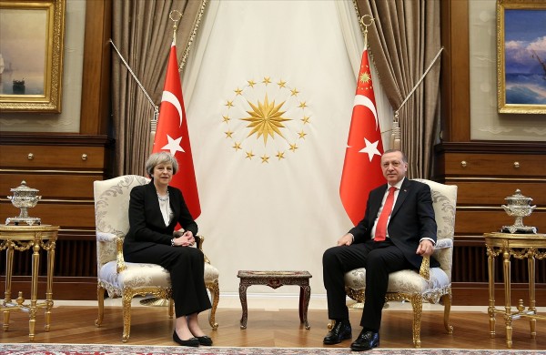İngiltere Başbakanı Theresa May, Ankara'da