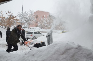 Muş'ta Kar Yağışı Hayatı Felç Etti