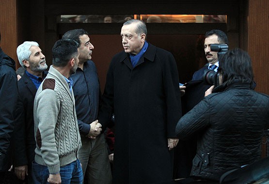 Cumhurbaşkanı Erdoğan'dan 15 Temmuz gazisinin ailesine ziyaret