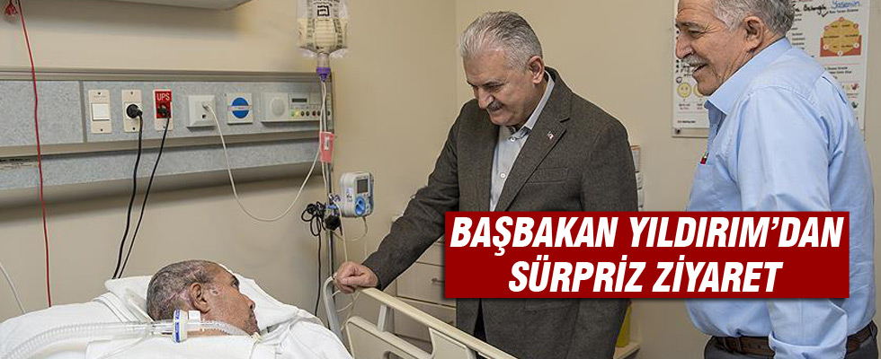 Başbakan Yıldırım 15 Temmuz gazisini ziyaret etti