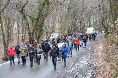Belgrad Ormanı'nda 'Dekovil Hattı' Protestosu