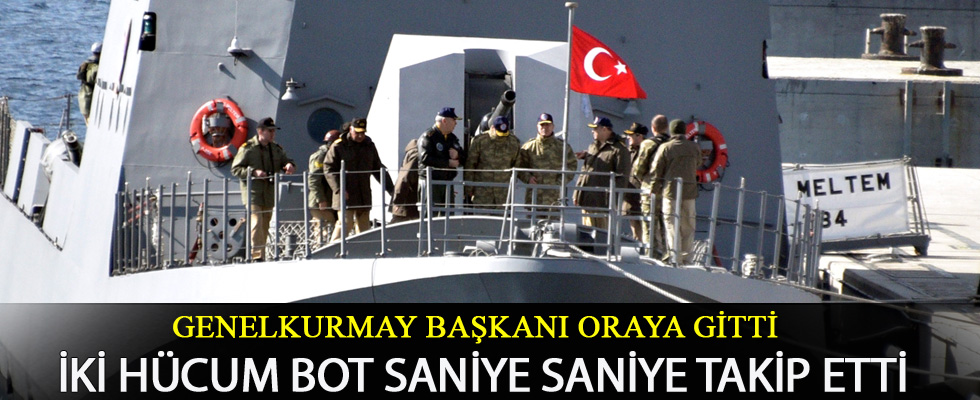 Genelkurmay Başkanı Kardak kayalıklarında